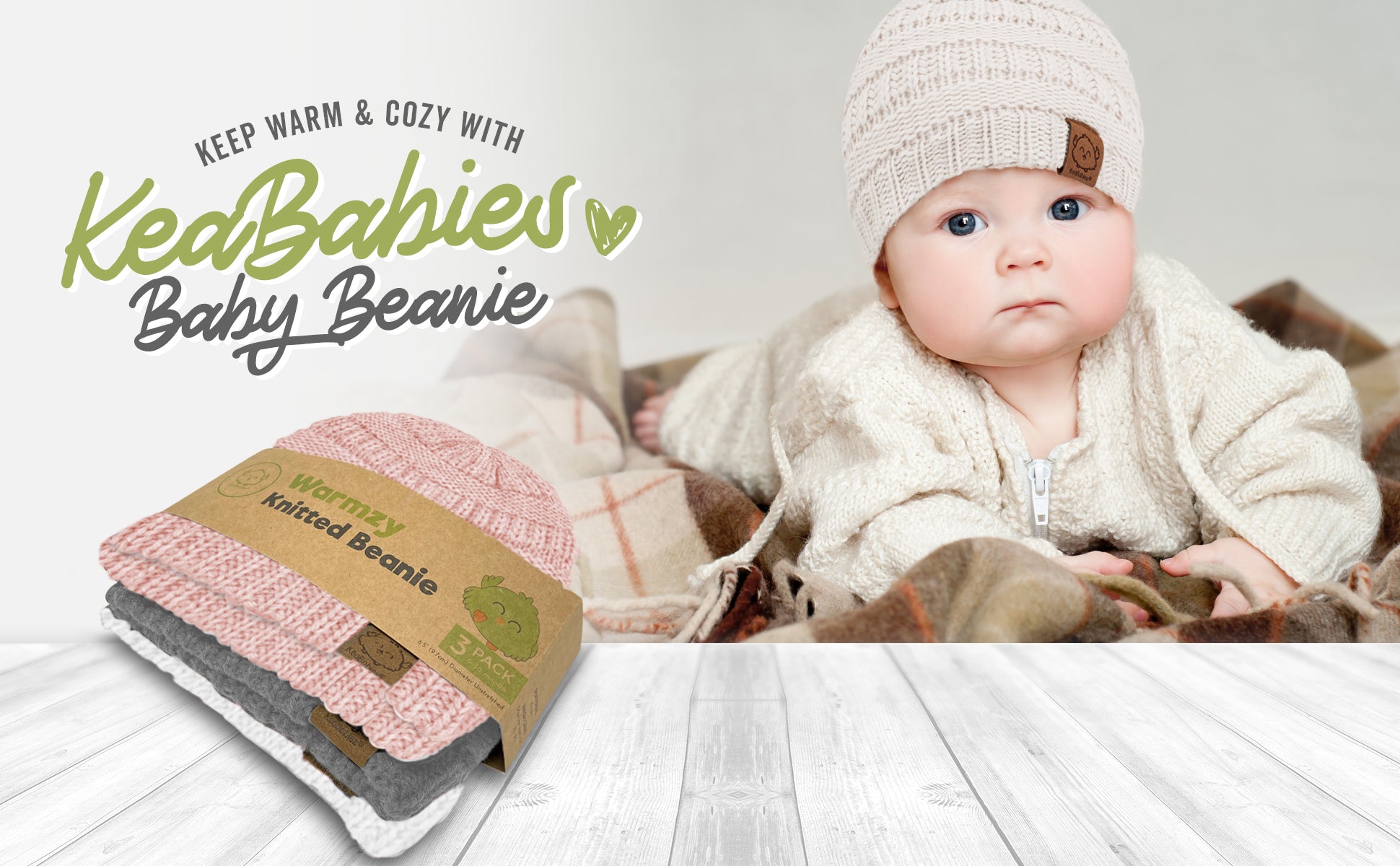 KeaBabies Baby Beanie