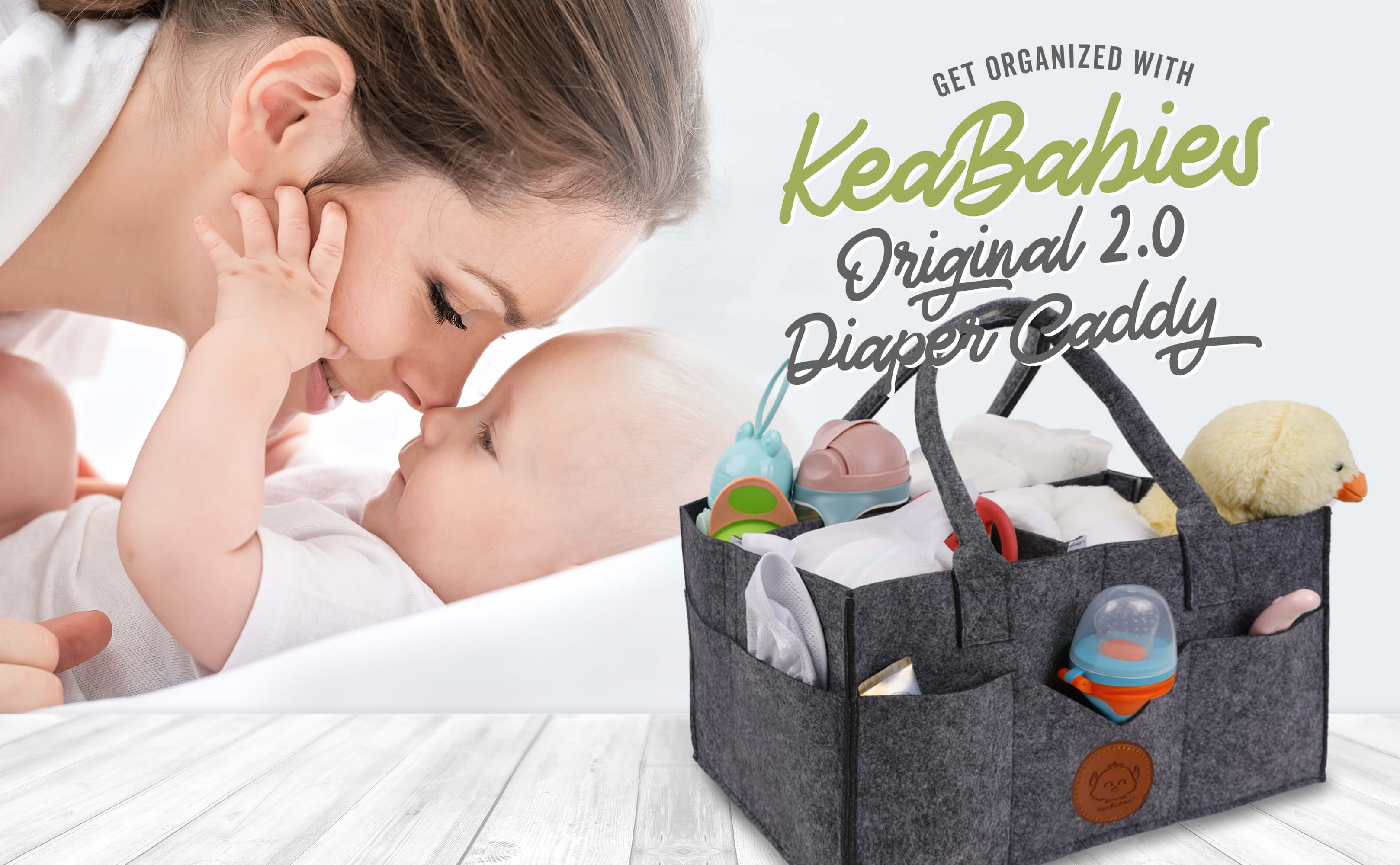 Simply the Best: KeaBabies Original 2.0 Diaper Caddy