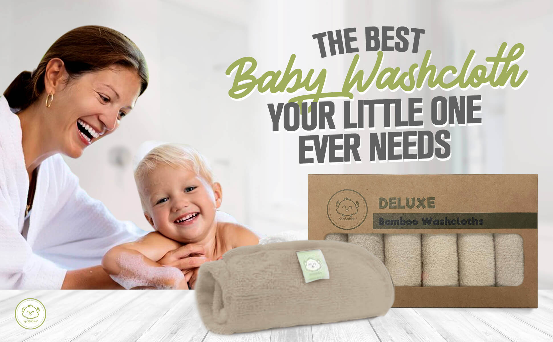 Luxurious Bamboo Washcloths