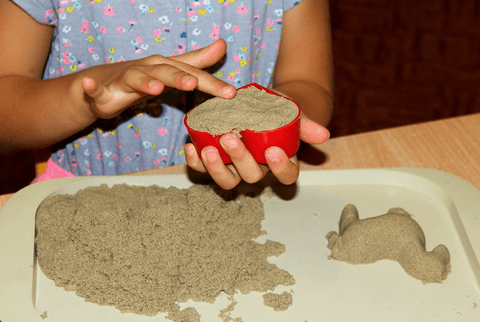 KeaBabies Kinetic Sand for Toddlers activity