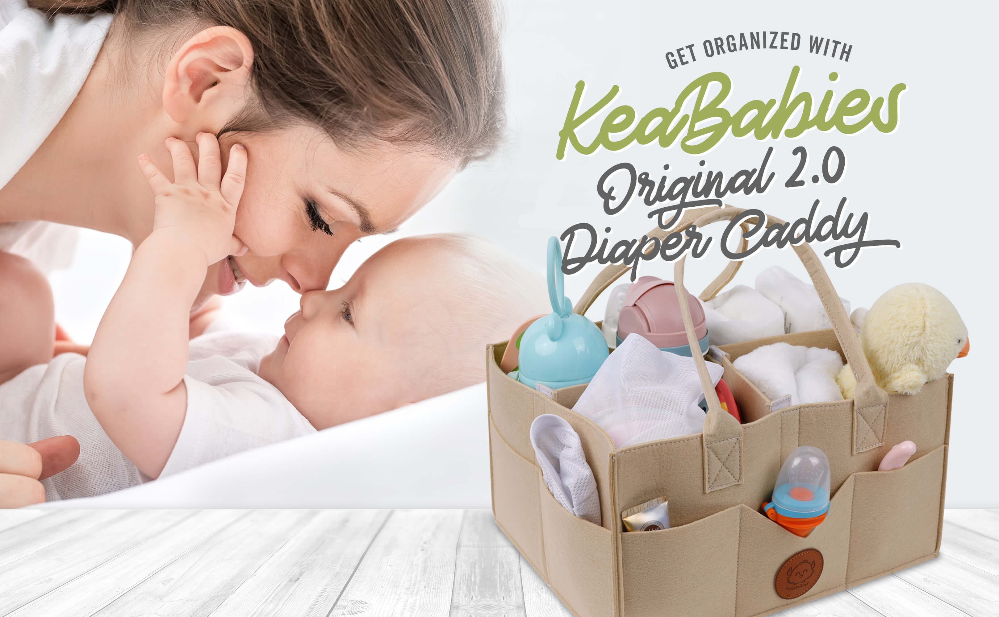 Simply the Best: KeaBabies Original 2.0 Diaper Caddy
