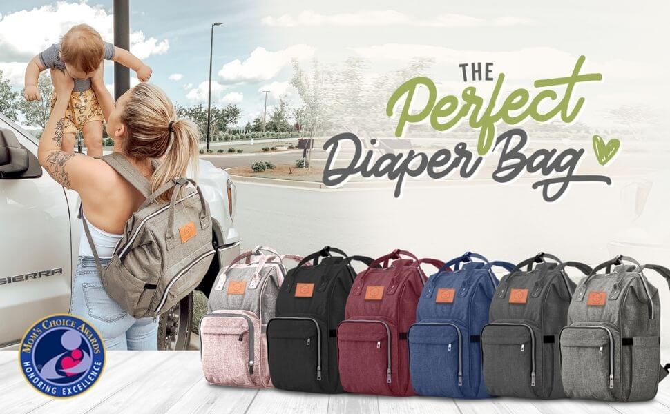 KeaBabies Original Diaper Backpack