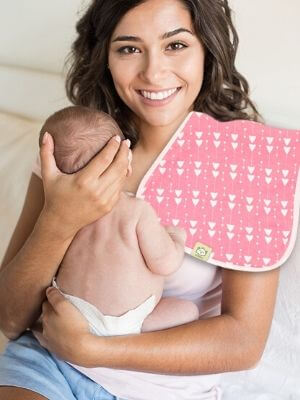 baby breastfeeding burpcloths