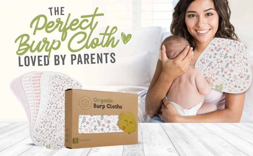 KeaBabies Baby Burpcloths