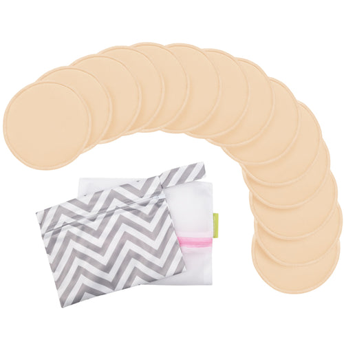 Best Reusable Breast Pads for Moms at KeaBabies (Pastel Touch, Medium)
