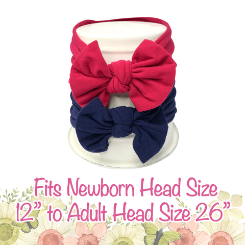 newborn head bows