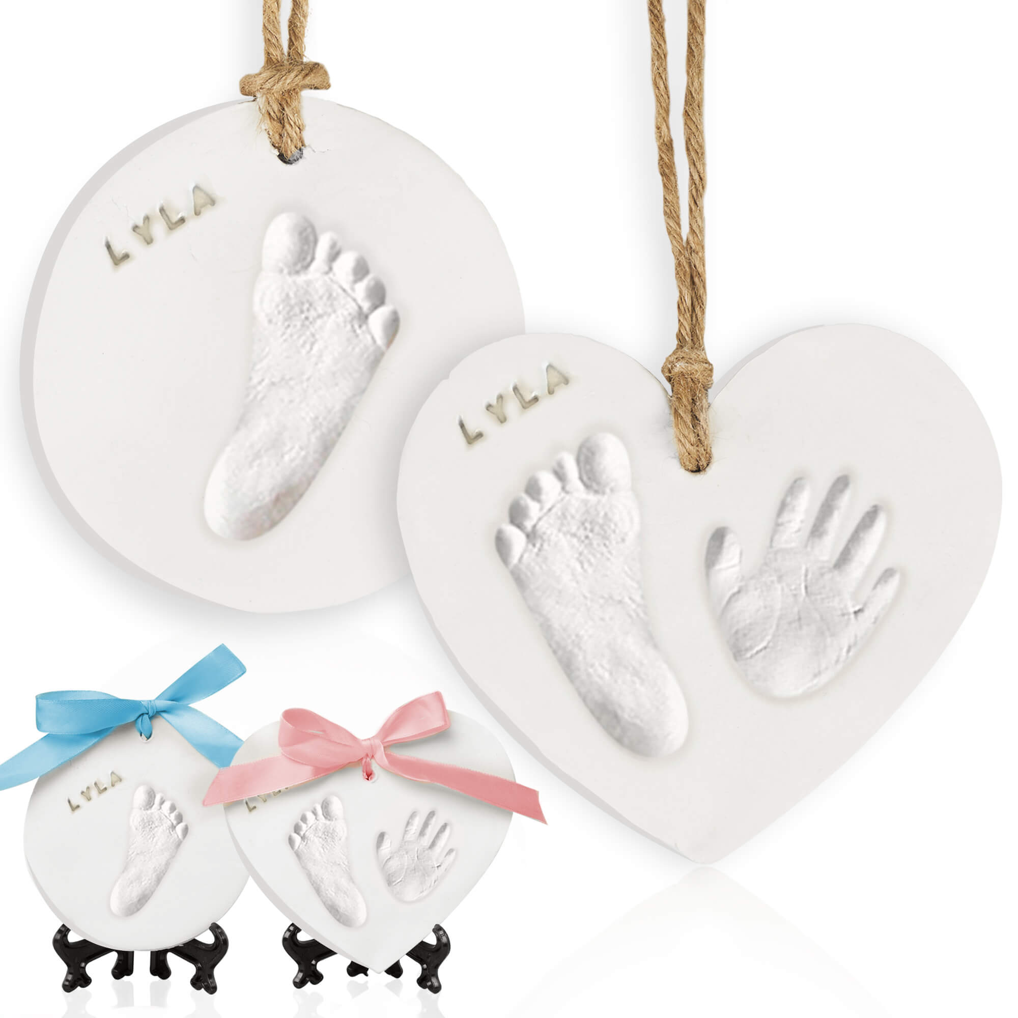 Baby Handprint Ornament Keepsake Keababies Keababies