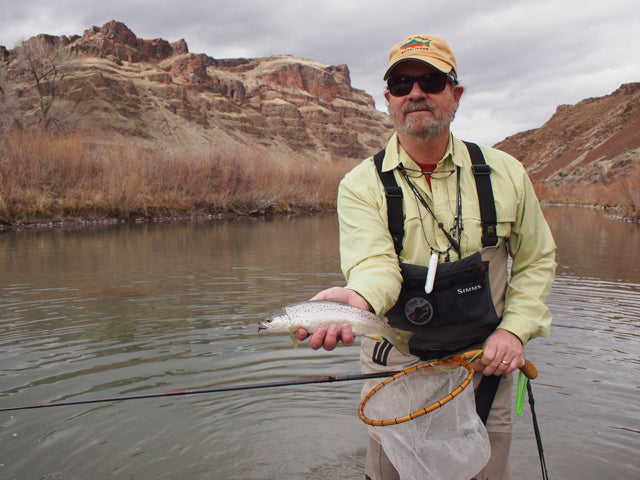 Rick Williams of Idaho Angler with tenkara