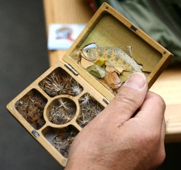 Participants also drooled over Dr. Ishigaki's beautiful fly box and other accessories