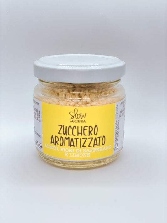 Zucchero aromatizzato Mirto e Scorza di Arancia – Slow Sardinia