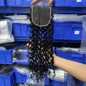 5x5 HD/ Transparent Closure Deep Wave - YARA HAIR