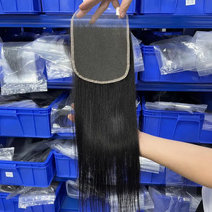 6x6 HD/ Transparent Closure Straight - YARA HAIR