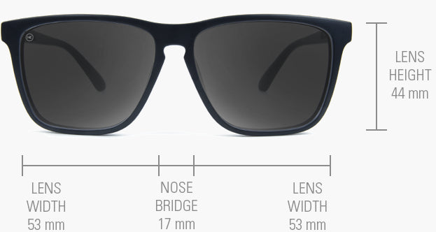 Knockaround Fast Lanes Sizing Chart