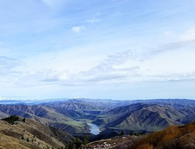 View from top of Mount Heinen, Idaho