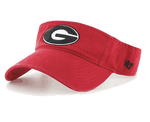 uga visor white