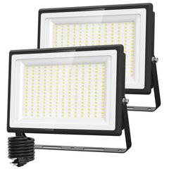 Olafus 200W LED Flood Lights 2 Pack