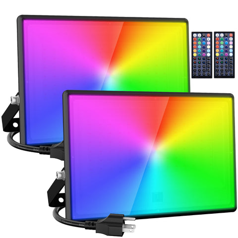 Olafus 100W RGB Color Changing Flood Light