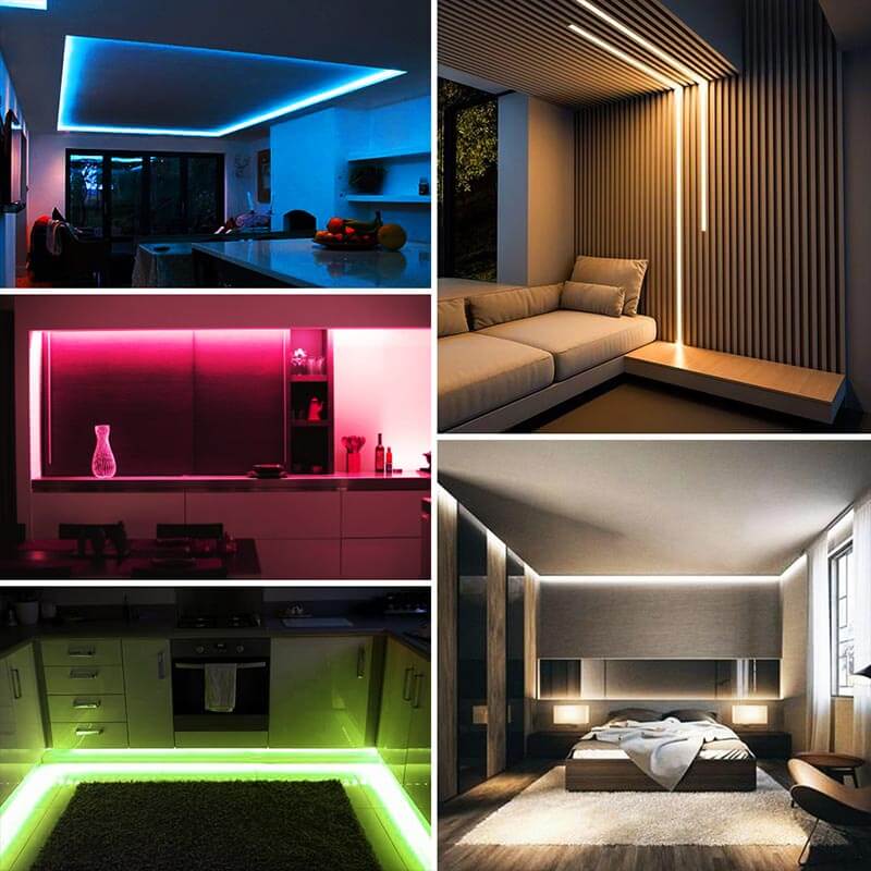 led light strips for living room