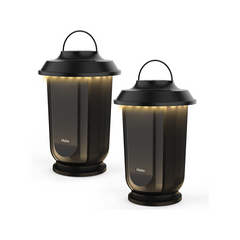 Olafus 20W TWS Waterproof Warm White Lights Bluetooth Lantern Speakers 2 Pack