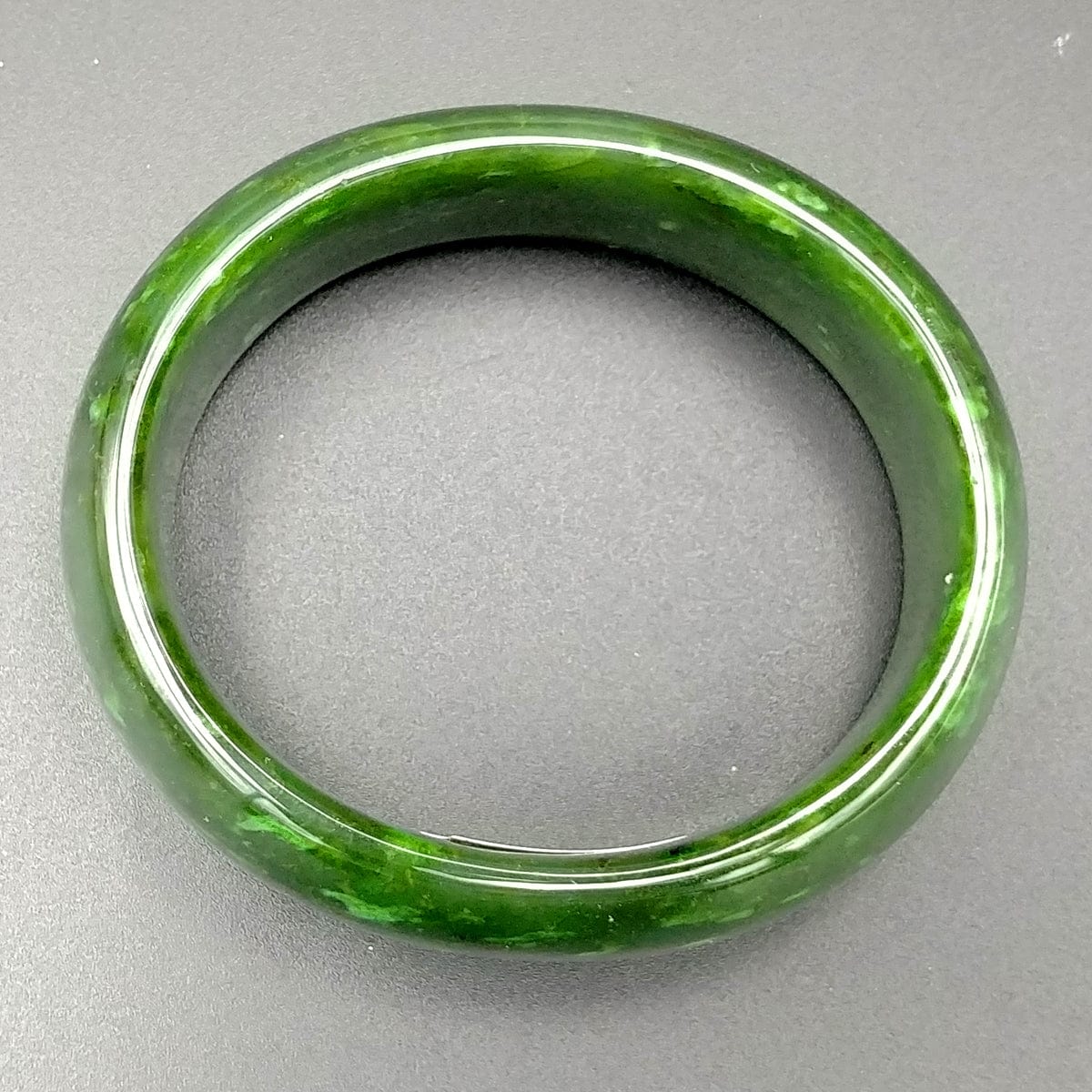 oval jade bangle