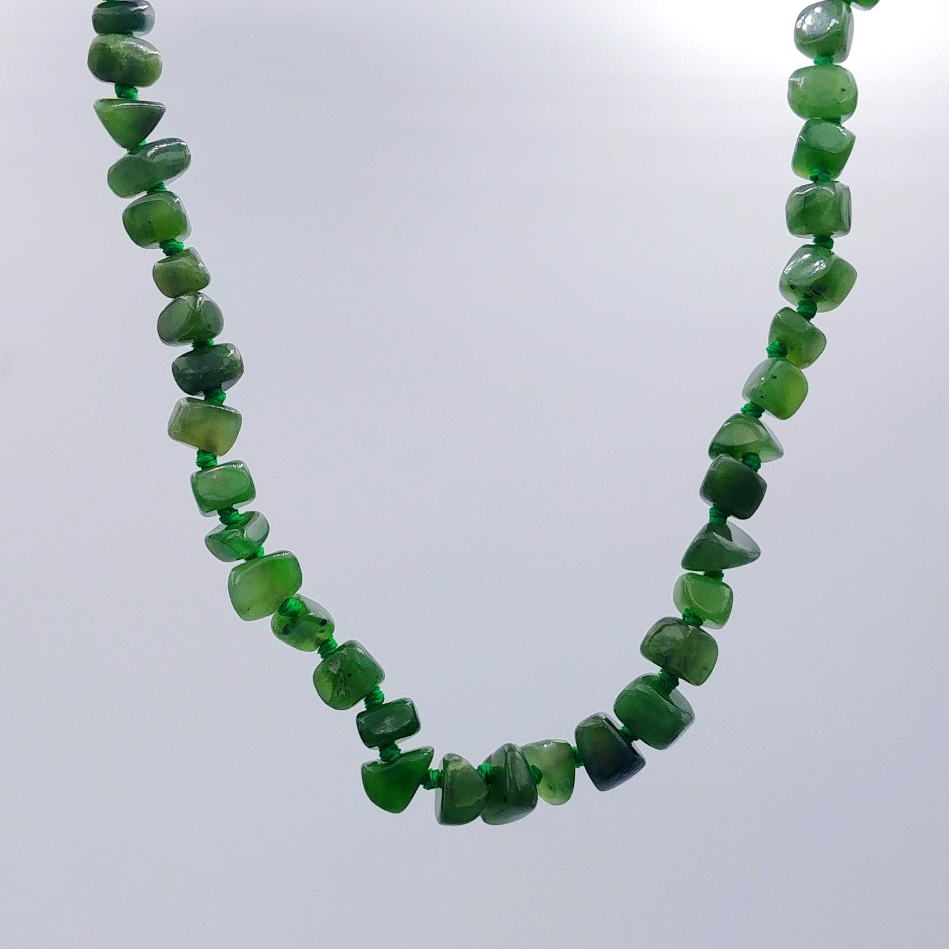 jade chip necklace