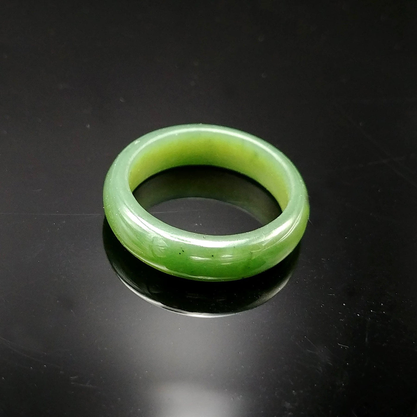 solid jade rings