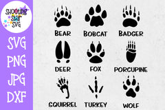 Animal Tracks SVG