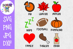 Fall Icons SVG