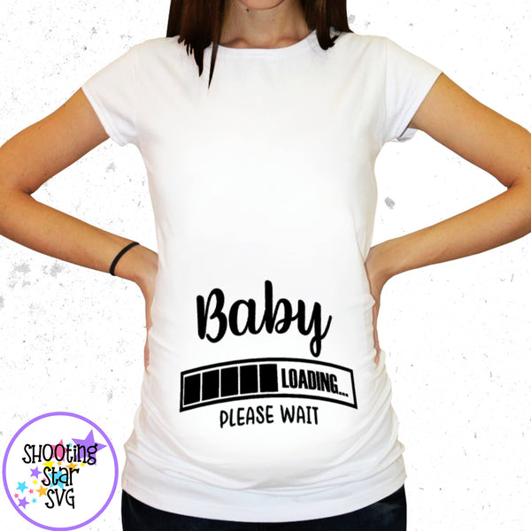Download Baby Loading Please Wait - Pregnancy SVG - Maternity SVG - ShootingStarSVG