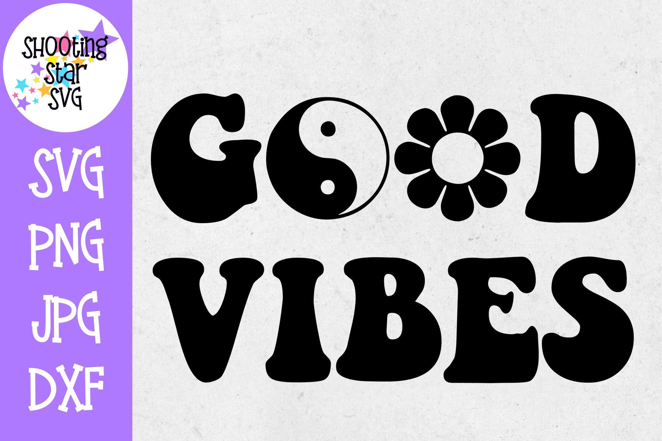 Download Clip Art Commercial Use Retro Boho Svg Retro Funky Positive Vibes Svg Retro Svg For Shirt Flower Power Good Vibes Svg Cut File Digital File Art Collectibles