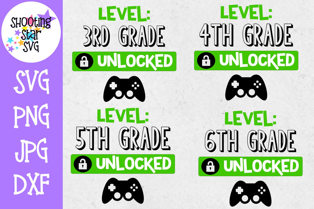 Grades Unlocked School Grade Milestones School Milestones Svg Last Shootingstarsvg