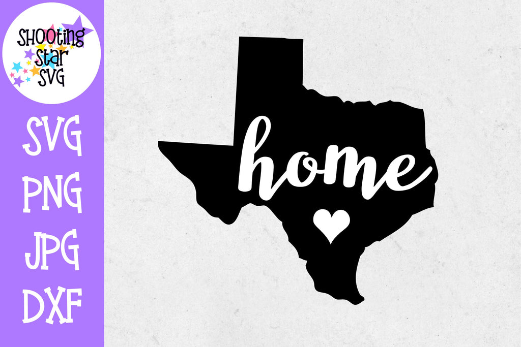 Download Texas State Home With Heart Svg 50 States Svg United States Svg Shootingstarsvg