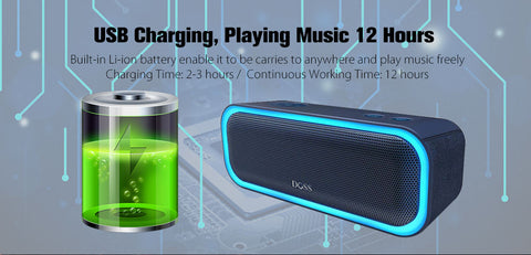 portable Bluetooth speaker with power saver