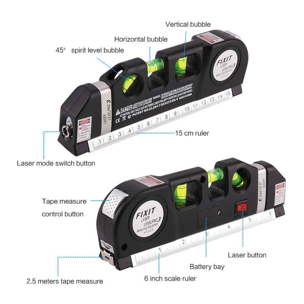 button spirit level