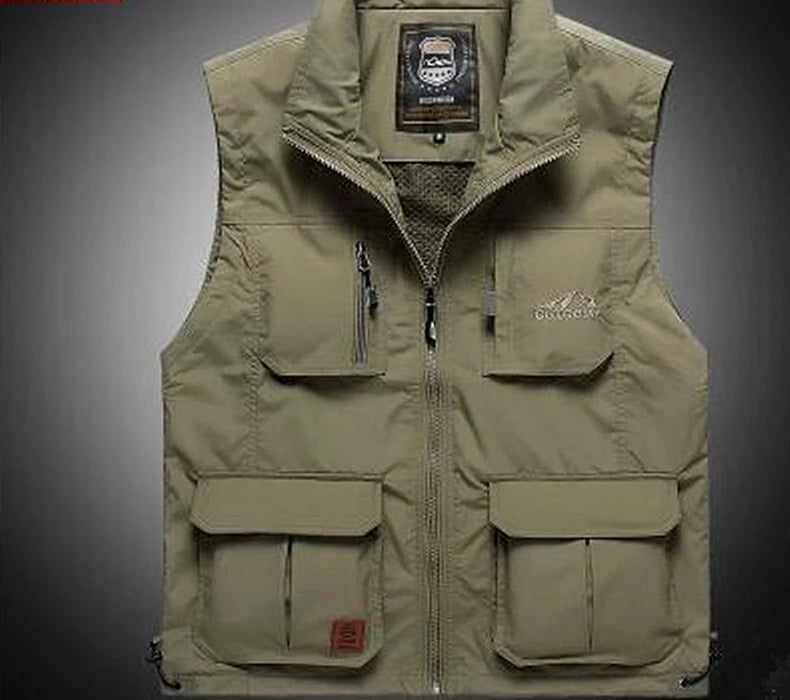 The classic2019high quality pure cotton JEEP vest detachable leisure M ...