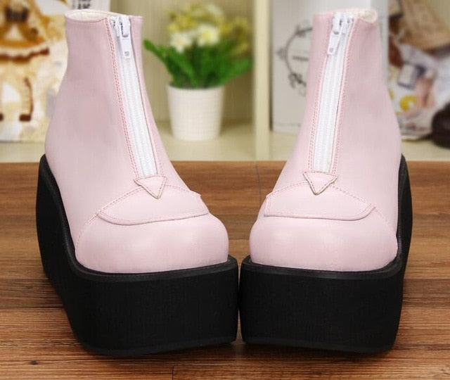 platform boots for girls