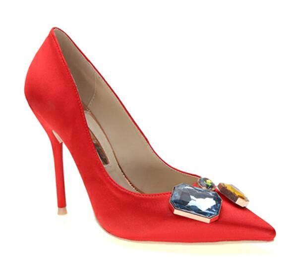 Carollabelly New Brand Women Evening Shoes Woman High Heels 10CM Weddi ...