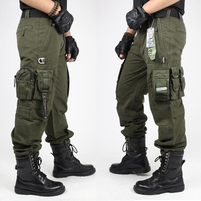cargo pants combat boots
