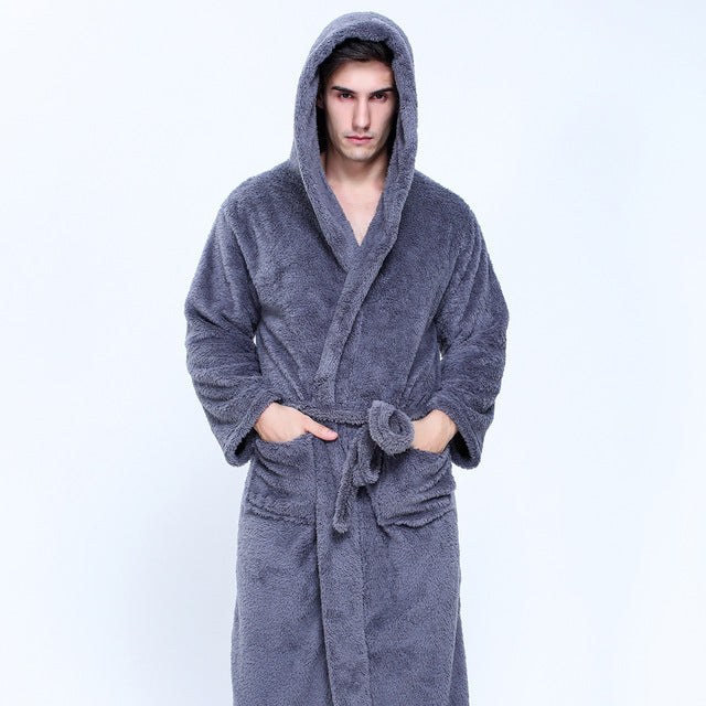 plus size hooded dressing gown