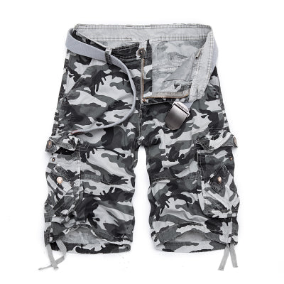 2018 New Camouflage Loose Cargo Shorts Men Cool Summer Military Camo S ...