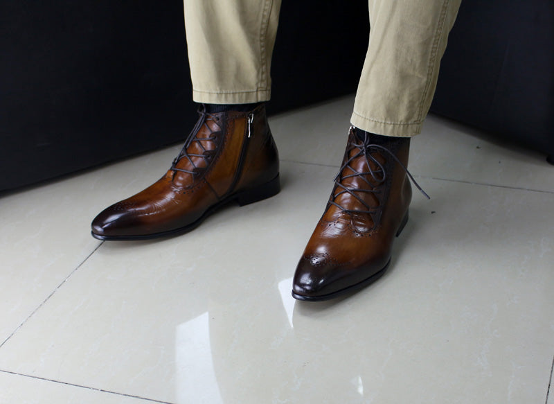 ankle formal shoes for mens