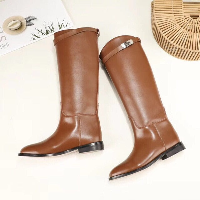 designer long boots