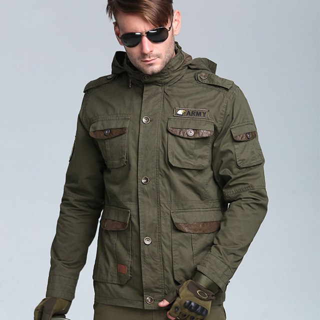 M65 US Air Force Bomber Army Tactical Jackets Men Autumn Combat Multi ...