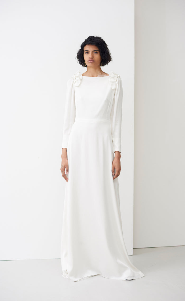 mother of the bride ivory dress
