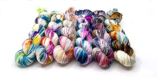 super speckle skeins of yarn 