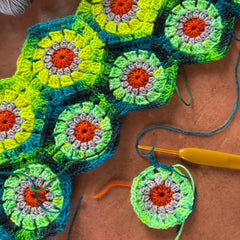 close up crochet