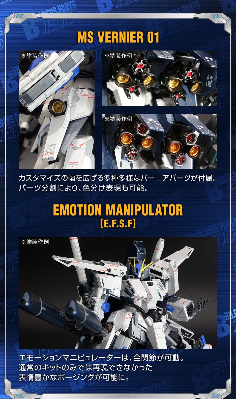 Gundam Base Limited 1 100 Ms Vernier 01 Emotion Manipulator E F S F Side Seven Exports