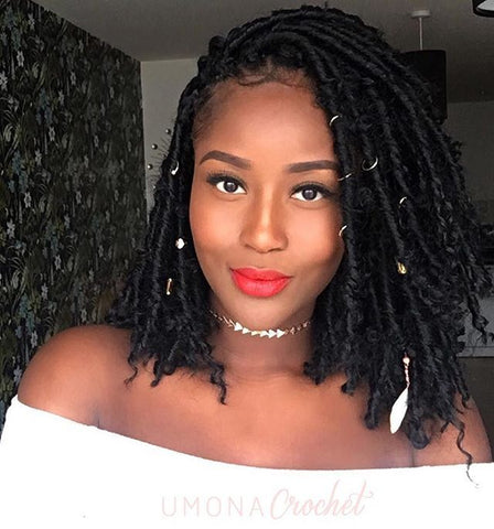 Faux Locs Goddess Box Crochet Braids With Curly Ends Uk Black