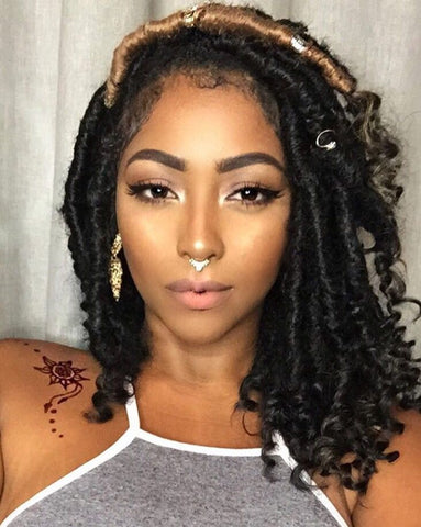 Faux Locs Goddess Box Crochet Braids With Curly Ends Uk