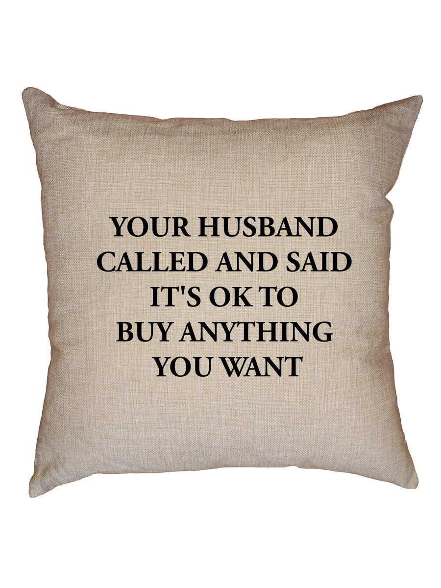 pillow called a husband